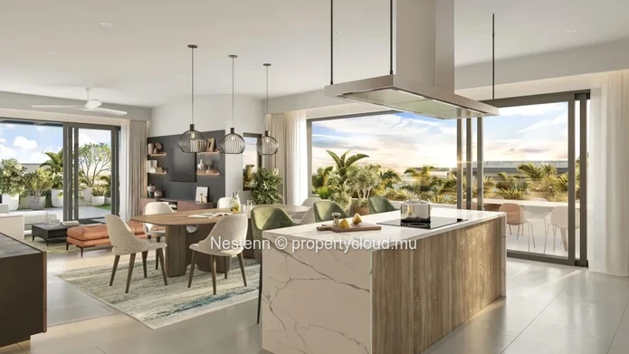 Penthouse de quatres chambres dans un domaine prestigieux proche de la plage