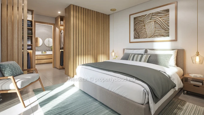 Exceptionnel appartement de 2 chambres dans une résidence sécurisée.