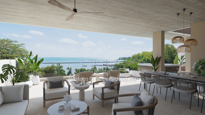 Penthouse 4 chambres avec vue mer