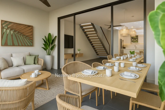 Villa en duplex de 3 chambres avec piscine privée dans une région préservée. 