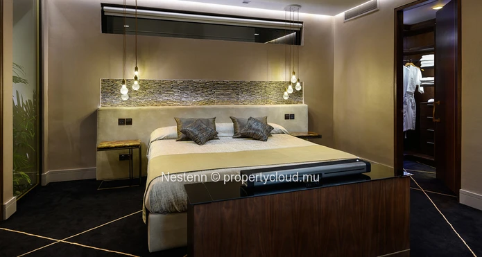 Villa luxueuse à une chambre dans un domaine recherché. 