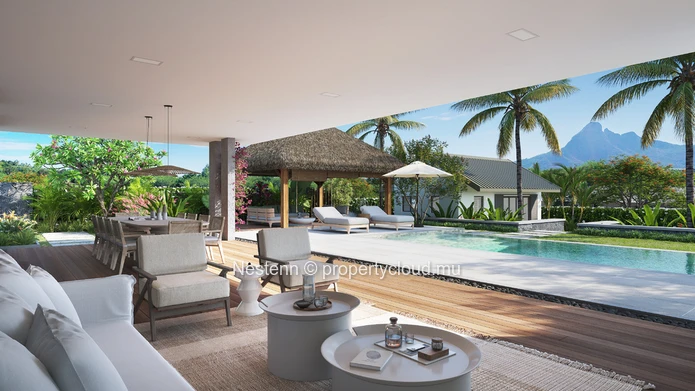The Creole charm of an exceptional villa in a peaceful residential area