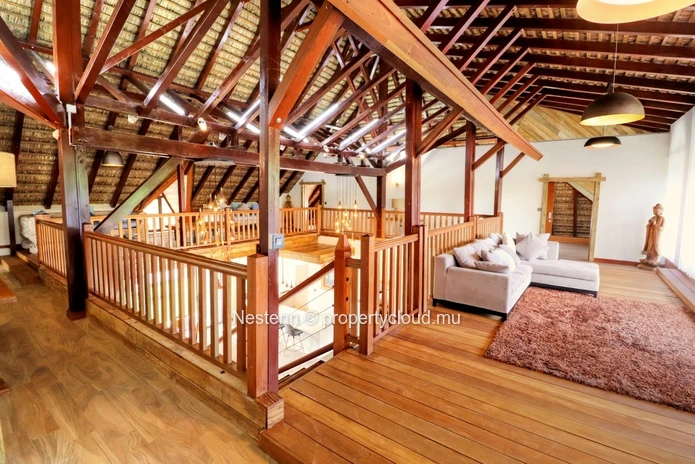 Sublime villa de 6 chambres de style balinais en résidence sécurisée