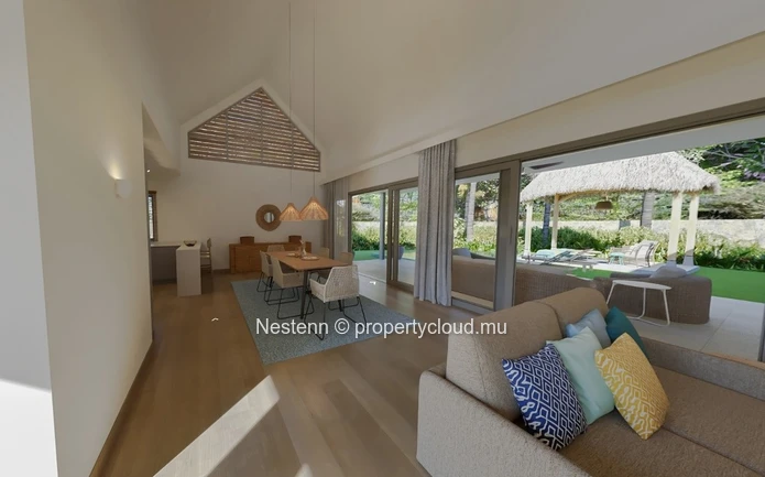 Villa de 3 chambres avec piscine privée dans une région préservée à proximité de la plage. 