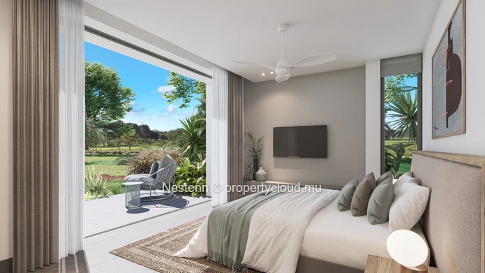 Villa contemporaine de 3 chambres vue mer