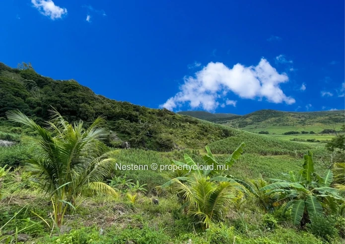Serene 12 Acres agricultural land with mountain and sea views.