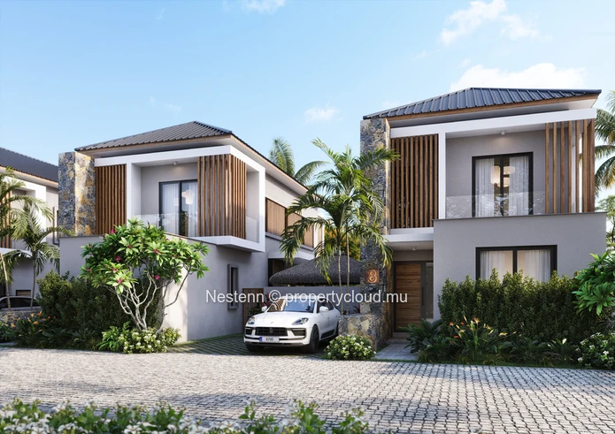 Élégance côtière moderne – Villa duplex de 4 chambres sur plan