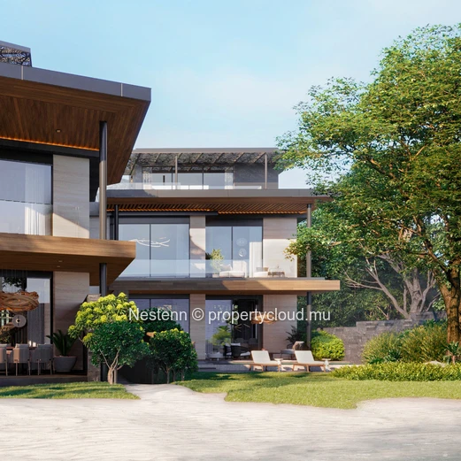 Incroyable villa de 4 chambres pieds dans l'eau avec rooftop et vue panoramique 
