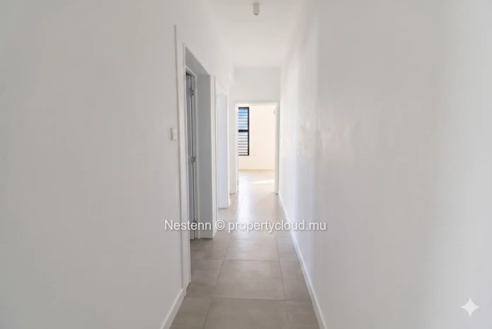 Modern 3-bedroom apartment on level 2.