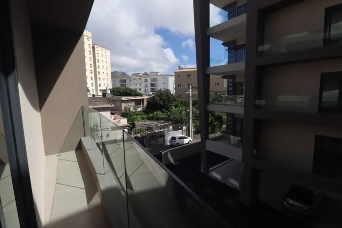 Modern 3-bedroom apartment on level 2.
