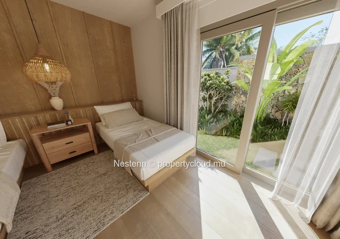 Villa de 3 chambres avec piscine privée dans une région préservée à proximité de la plage. 