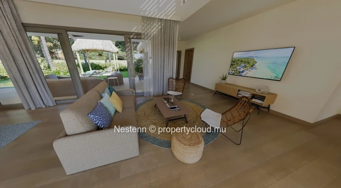 Villa de 3 chambres avec piscine privée dans une région préservée à proximité de la plage. 