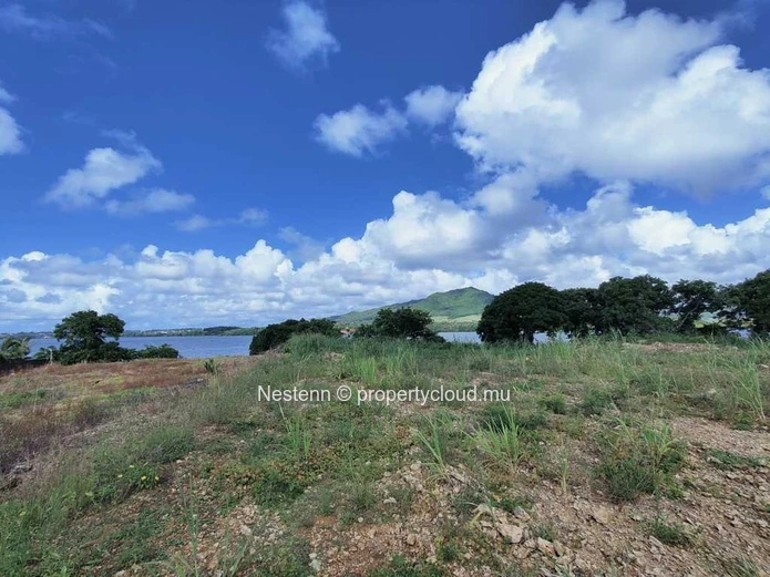 Magnifique terrain de 14 984 m² avec vue imprenable sur la baie de Ferney, la montagne du Lion, la Falaise Rouge et l...