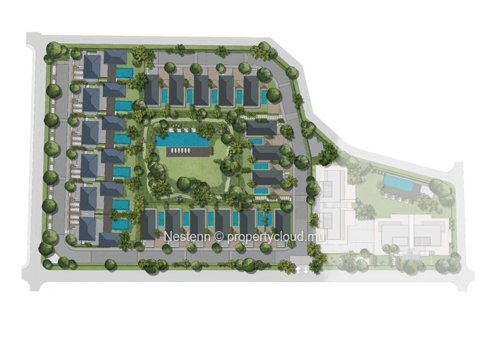 Élégance côtière moderne – Villa duplex de 4 chambres sur plan