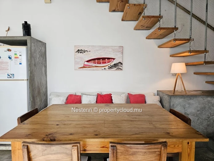 Duplex sécurisé de 3 chambres à louer, a quelques pas de la plage de Pointe d'Esny