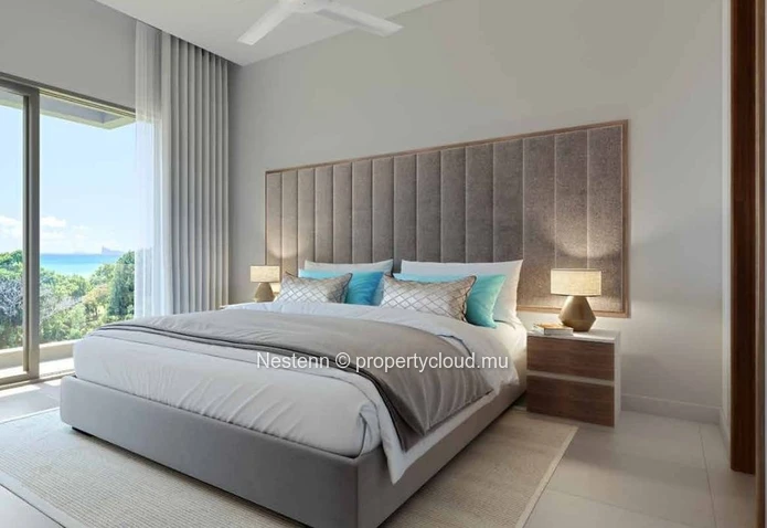 Magnifique penthouse de 3 chambres en résidence proche de la plage