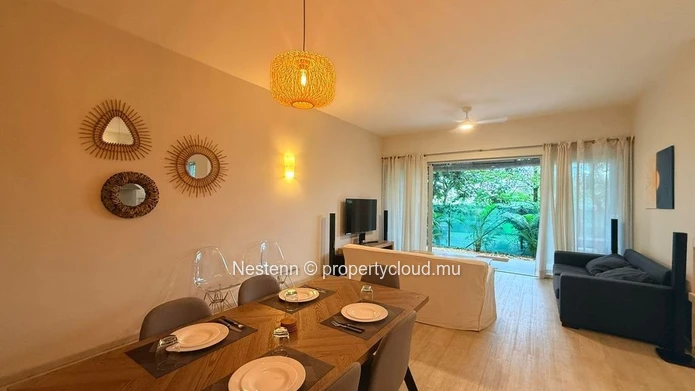 Appartement 2 chambres entièrement meublé au rez-de-chaussée