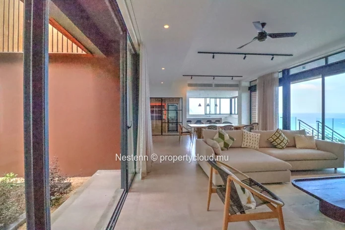 Villa d'exception de 5 chambres en suite avec vue imprenable sur le lagon et la montagne du Morne 