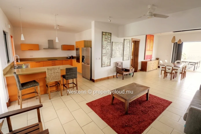 Penthouse de 3 chambres avec sa vue sublime sur la mer