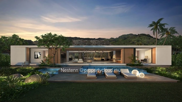 Outstanding ground floor 4 bed villa in a prestigious golf and beach estate.  