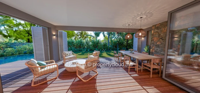 Villa de 2 chambres dans une région préservée à proximité de la plage. 