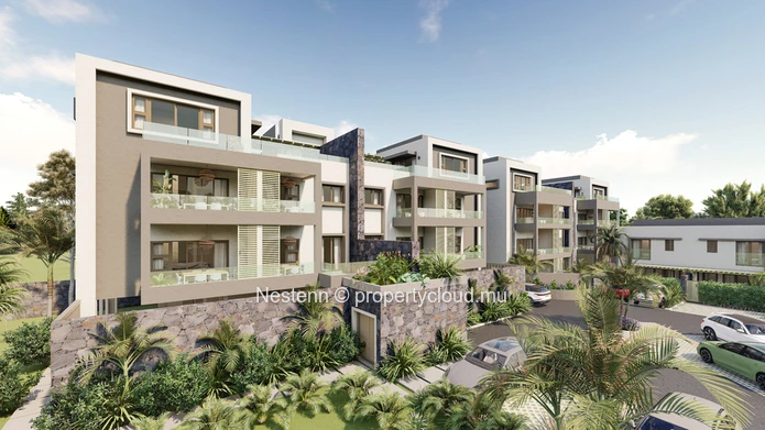 Penthouse de 2 chambres avec grande terrasse ouverte de 45m2