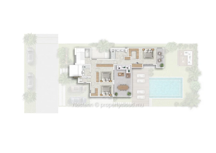 Spacieux et luxueux – Villa duplex de 4 chambres sur plan 