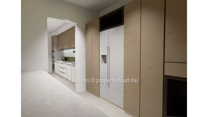Penthouse avec piscine sur toit terrasse et vue panoramique