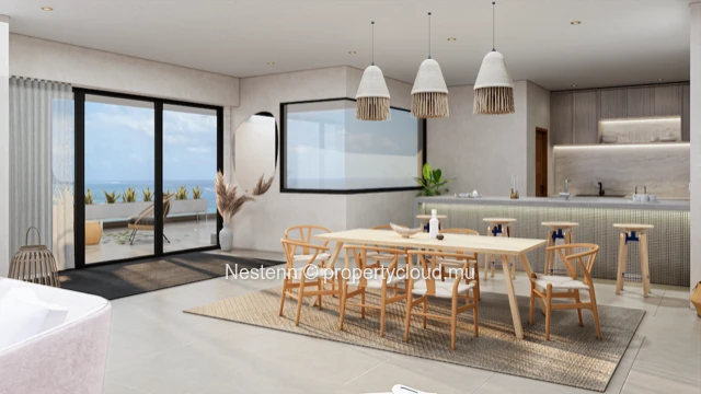 Appartement côtier de 2 chambres