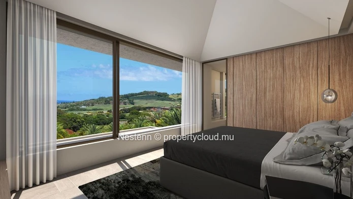 3-bed contemporary villa with private pool in a prestigious estate