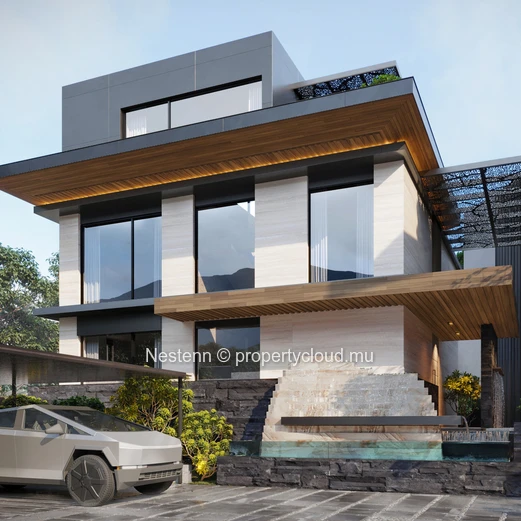 Incroyable villa de 4 chambres pieds dans l'eau avec rooftop et vue panoramique 