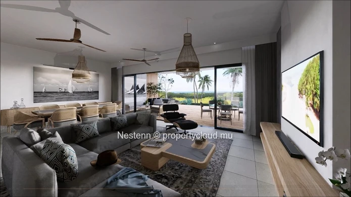 Villa en construction sur un golf 