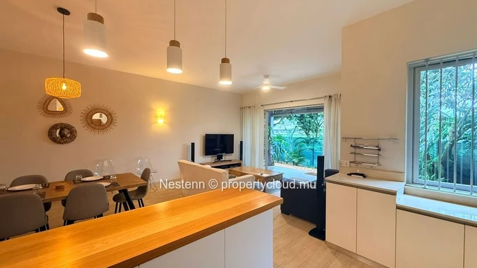 Appartement 2 chambres entièrement meublé au rez-de-chaussée
