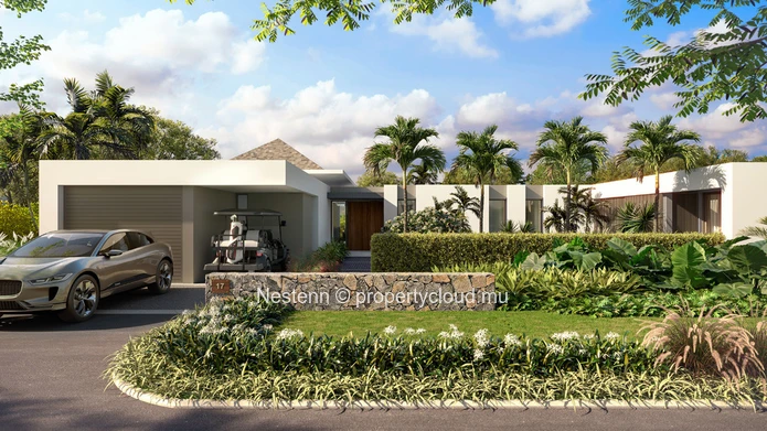 Villa contemporaine de 3 chambres vue mer
