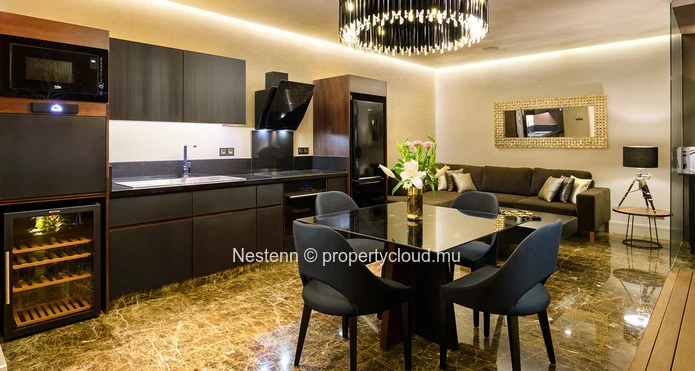 Villa luxueuse à une chambre dans un domaine recherché. 