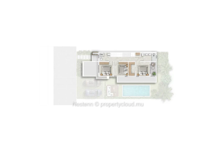 Élégance côtière moderne – Villa duplex de 4 chambres sur plan