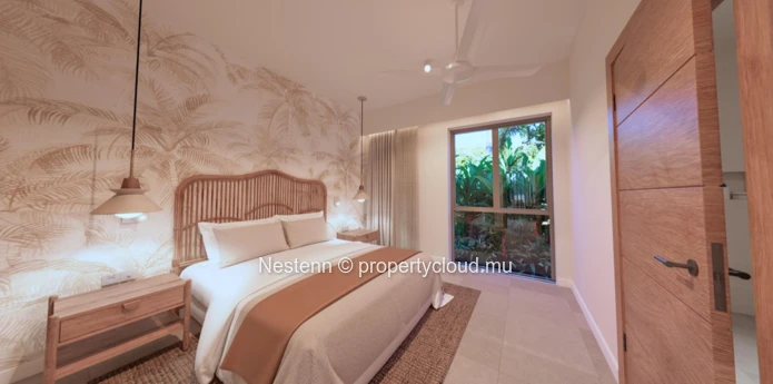 Villa de 2 chambres dans une région préservée à proximité de la plage. 