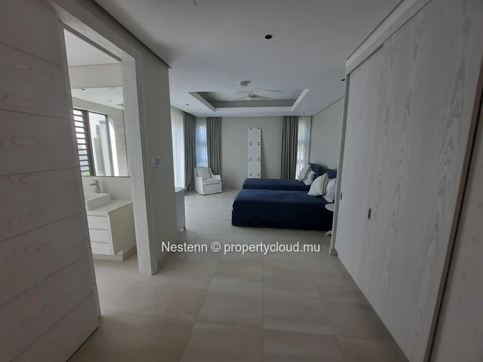 4-bedroom beachfront villa in a secured residence