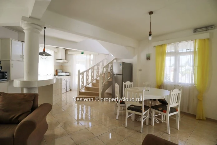 3-Bedroom apartment nust 2 minutes from the beach with modern comforts and swimming pool.