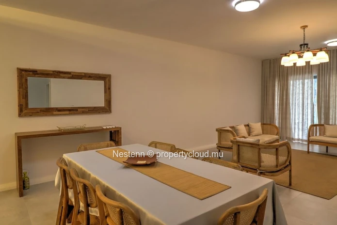 Appartement meublé de 3 chambres en résidence sécurisée 