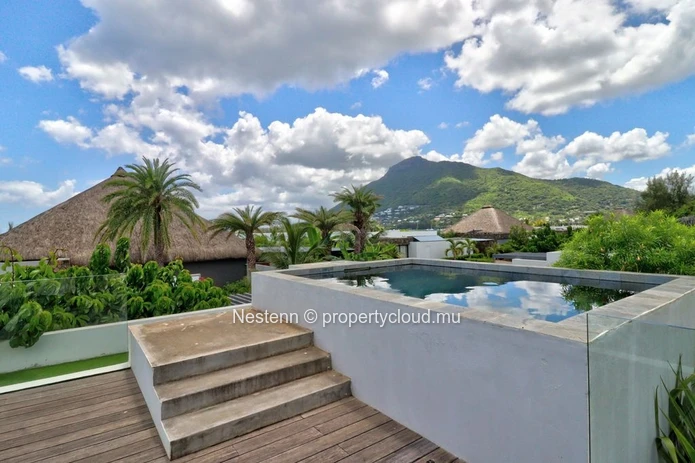 Magnificent 3-bedroom duplex with private pool and sea view