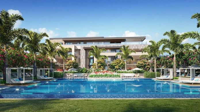 Appartement de 3 chambres en domaine sécurisé proche de la plage 