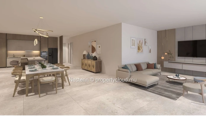 Apartment with private pool and garden offering an exclusive tropical lifestyle