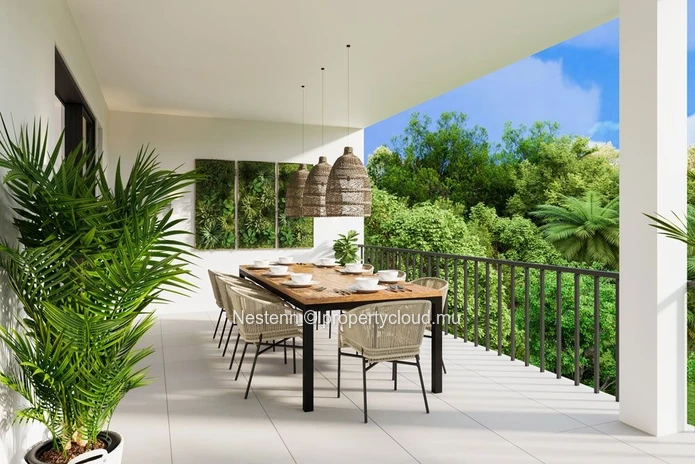 Beau penthouse de 2 chambres de 133m²
