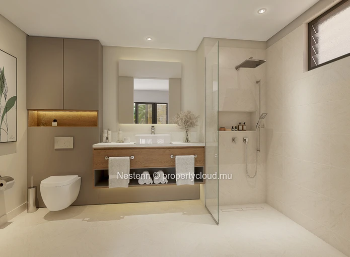 Vie côtière moderne – Appartement 2 chambres sur plan
