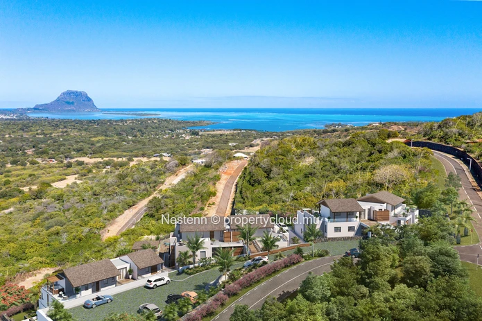 Appartement de 3 chambres avec vue mer dans un domaine résidentiel. 