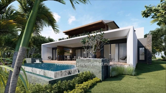 Villa en construction sur un golf 