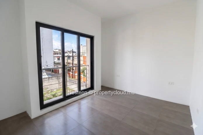 Modern 3-bedroom apartment on level 2.