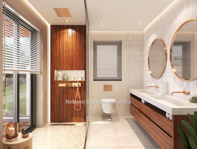 Appartement de 3 chambres avec vue mer dans un domaine résidentiel. 