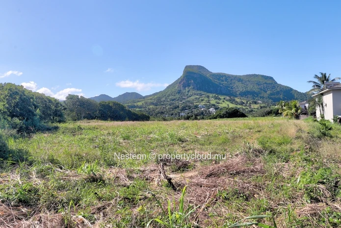 Magnifique terrain de 14 984 m² avec vue imprenable sur la baie de Ferney, la montagne du Lion, la Falaise Rouge et l...